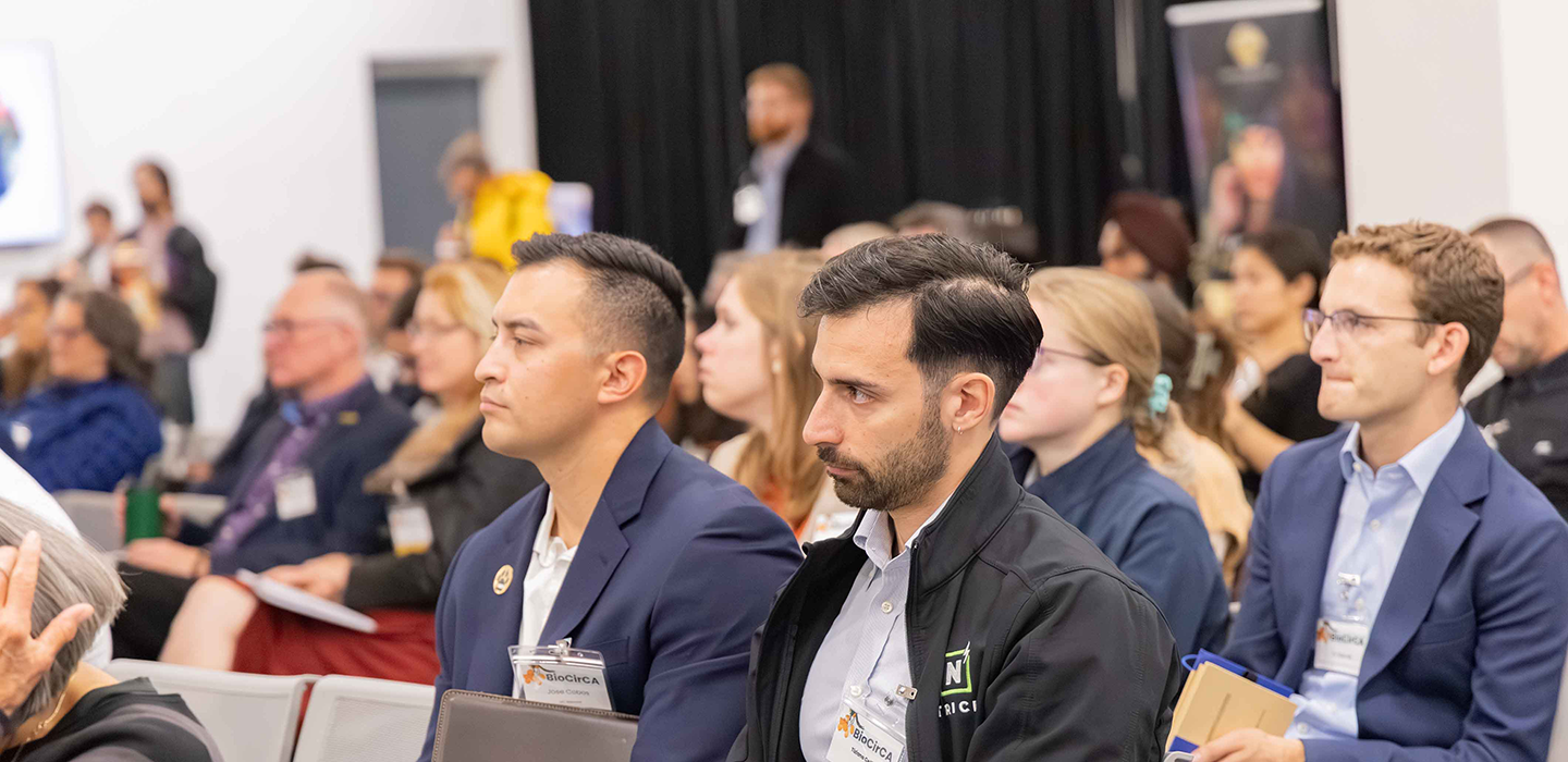 Audience members at the BEAM Circular Conferenced at Stanislaus State