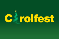 Carolfest poster graphic