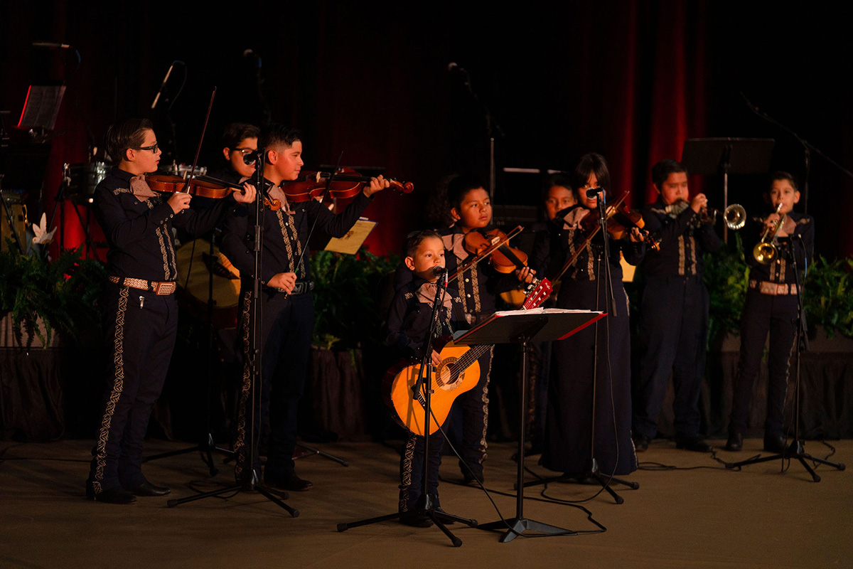 Mariachi Juvenil Corazón Ranchero, students from Los Baños Unified School District