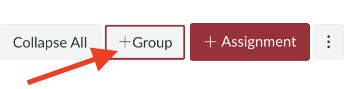 Screenshot of the group button