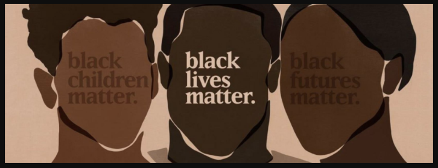 Black Lives Matter Banner.
