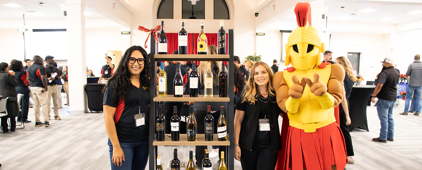 Titus with guests at Tastes of the Valley