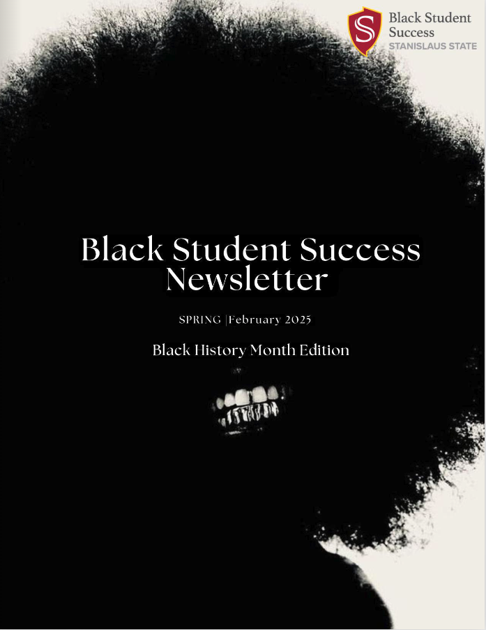 Front cover of the Black Student Success Newsletter for February 2025.