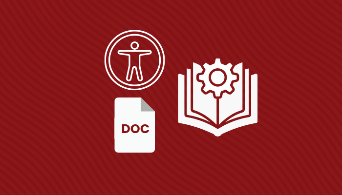 Various icons for accessibility training
