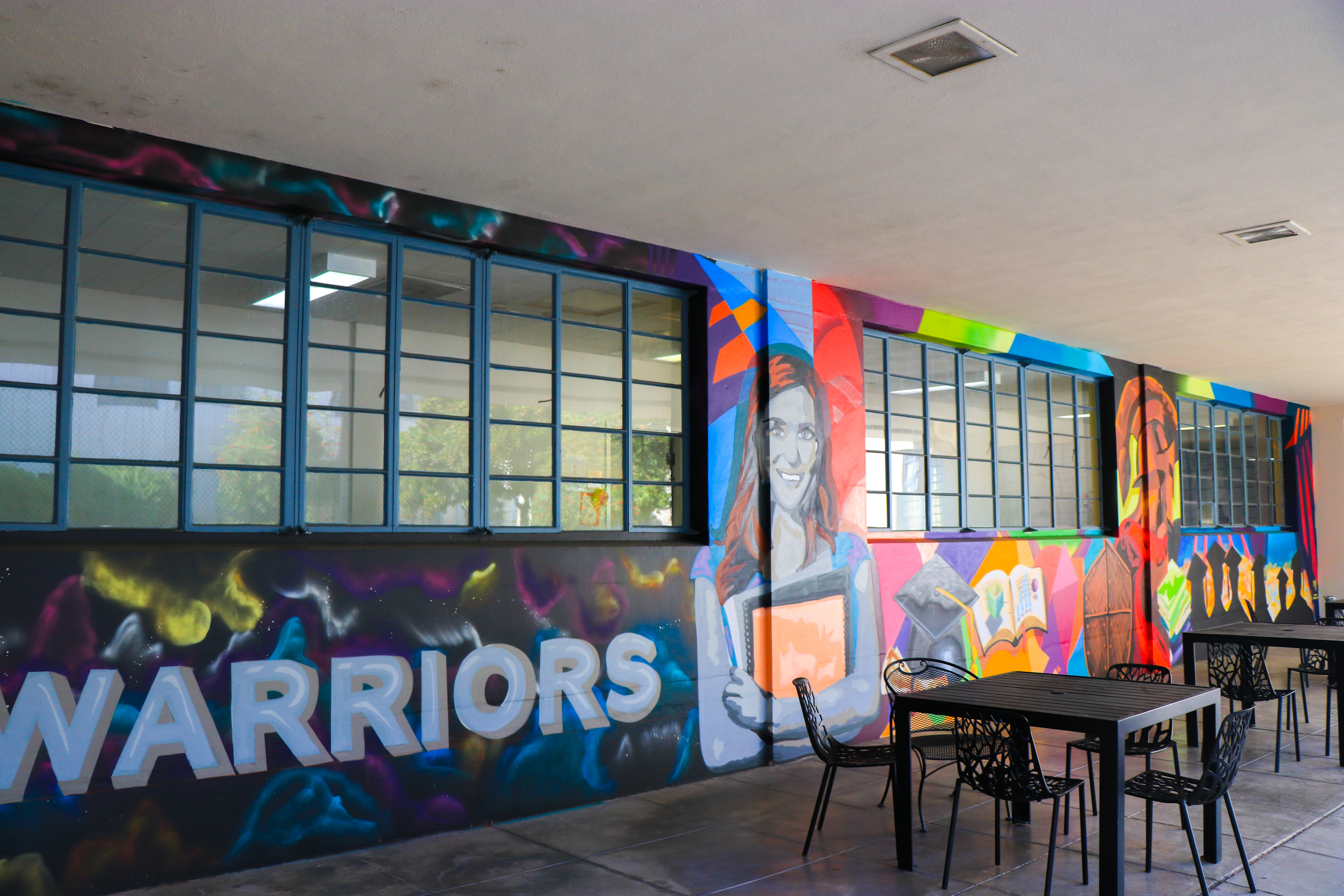 Mural at the Stockton Campus