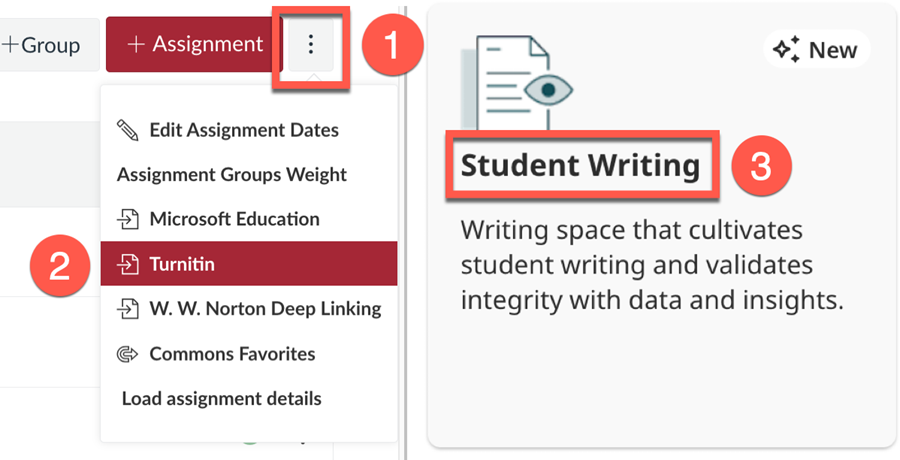 Steps to create a Clarity assignment