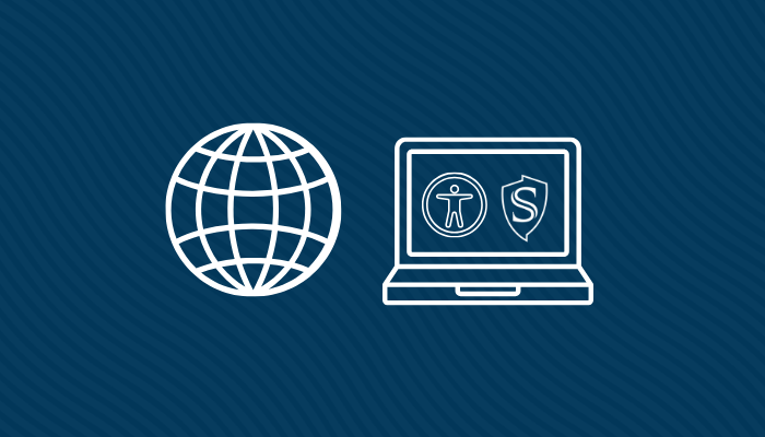 Website accessibility banner