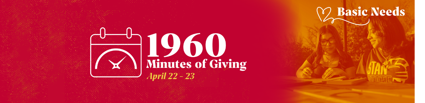 1960 Minutes of Giving, Basic Needs campaign banner
