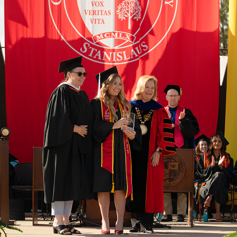 Cathy Wooten, Ava McCullough and President Rios-Ellis