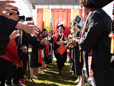 Group of graduates celebrating