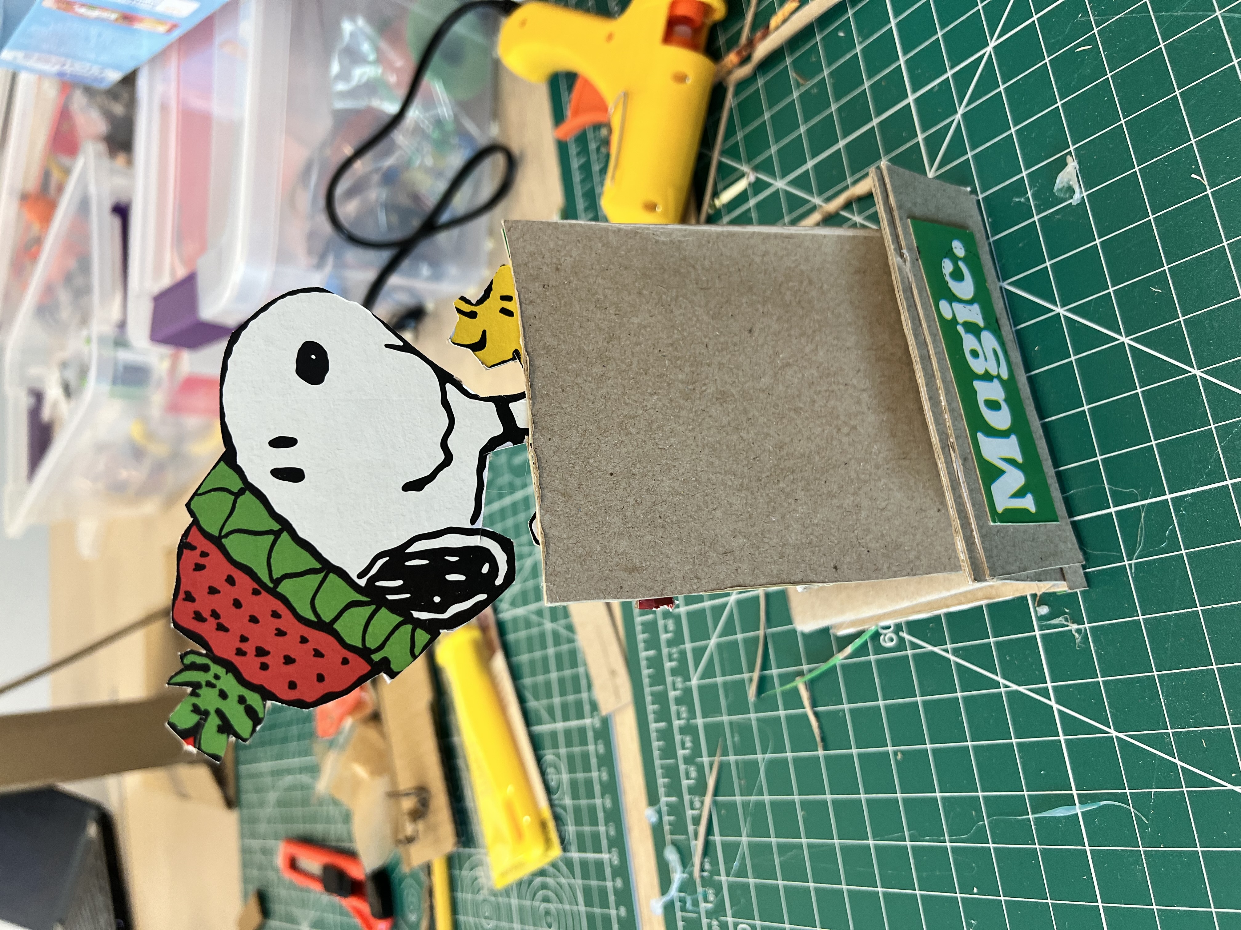 Snoopy project created at the Fabrication and Invention Professional Development.