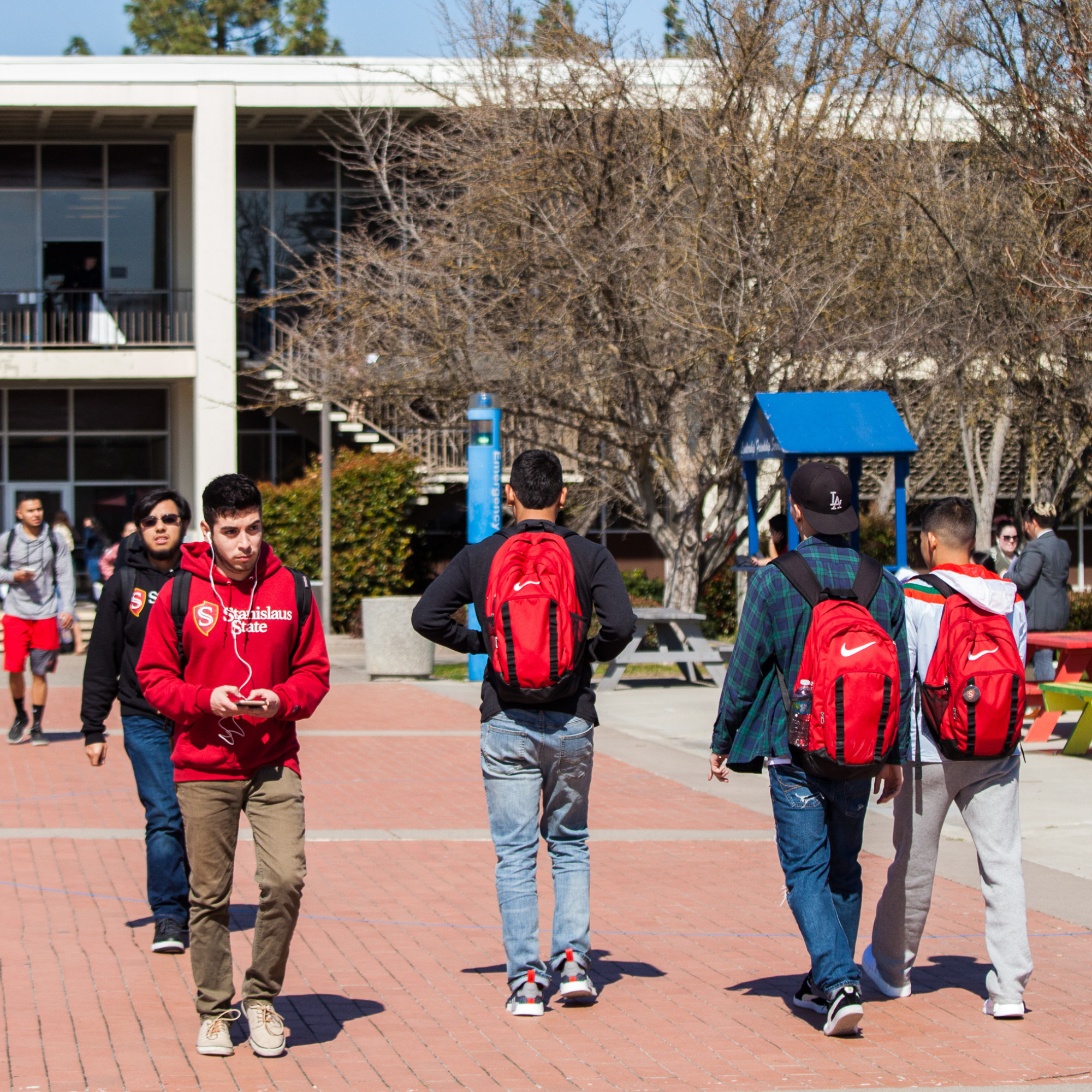Students in the Quad.