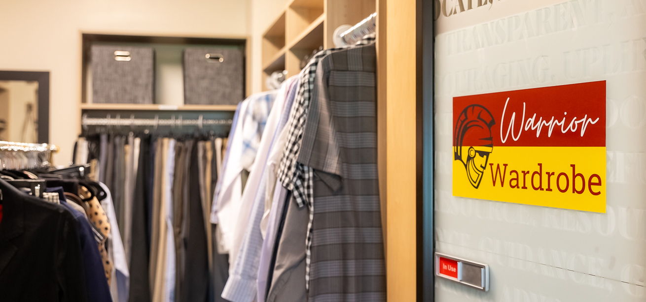 Warrior Wardrobe professional clothing closet