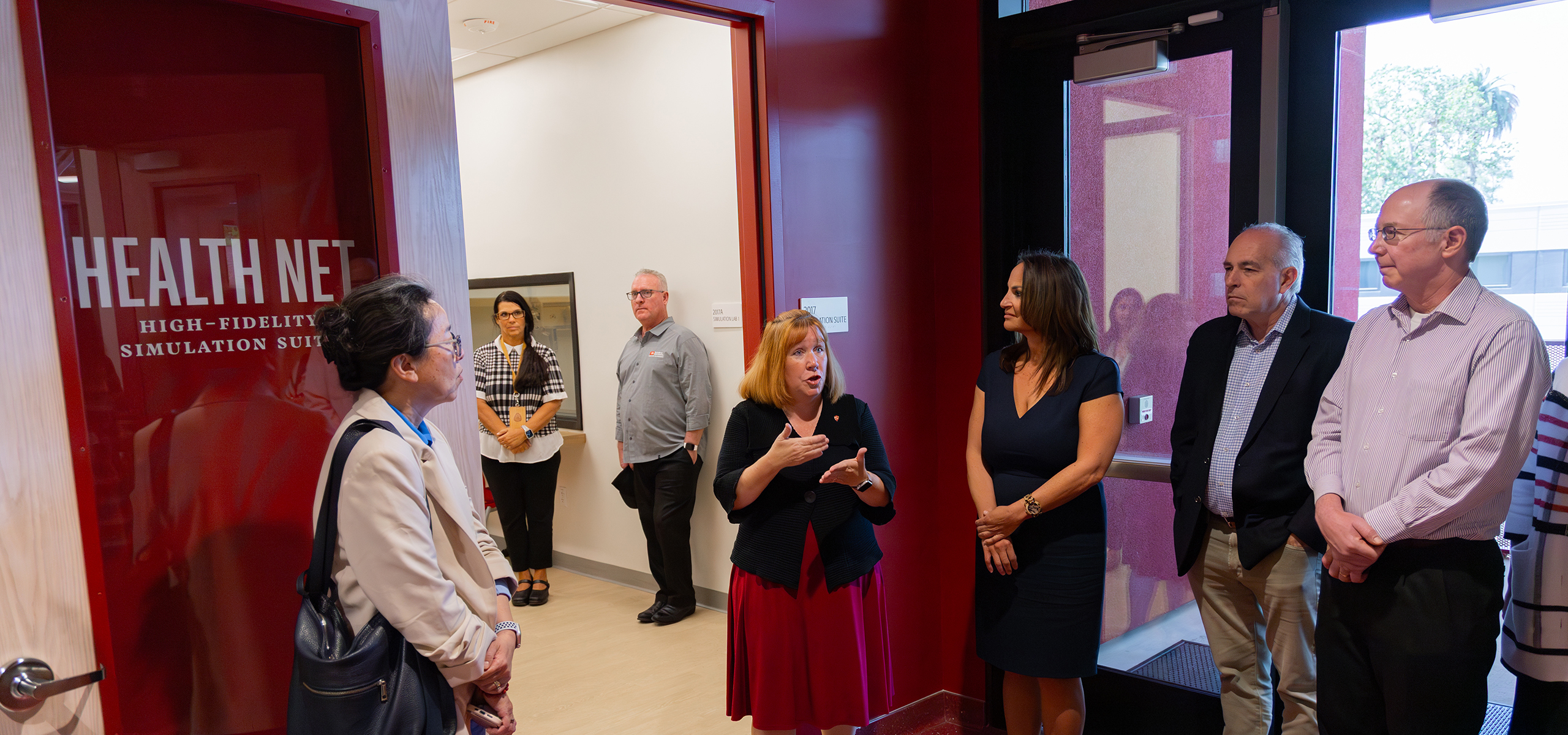 Dean Sweitzer giving a Willow Hall tour