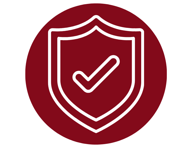 Shield with checkmark icon