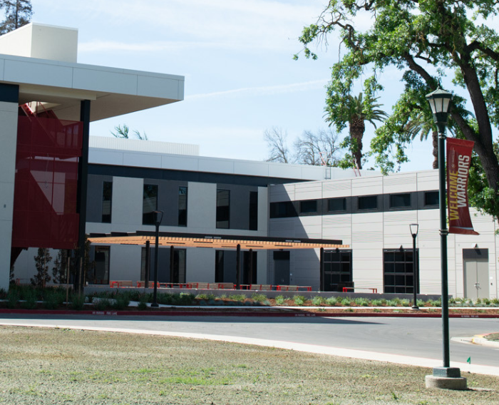 Willow Hall building on the Stan State Stockton Campus 