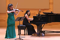 Piano and violin together