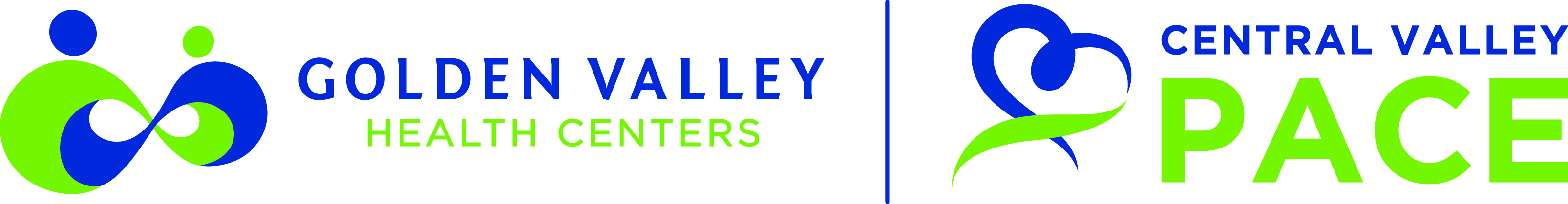Golden Valley Health Centers and Central Valley PACE logos
