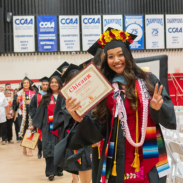 graduate at the Chicanx Grad Celebration
