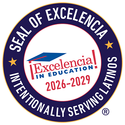 Seal of Excelencia, Intentionally Serving Latinos. Excelencia in Education 2026-2029