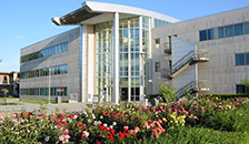 MSR exterior building and rose garden