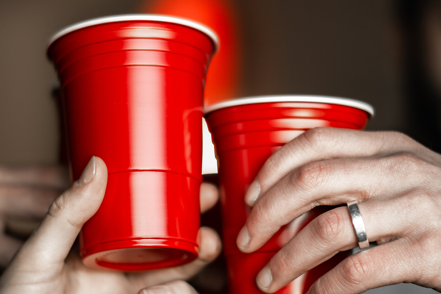 Red solo cups.