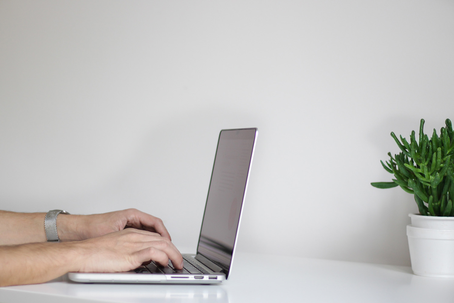 Person on computer