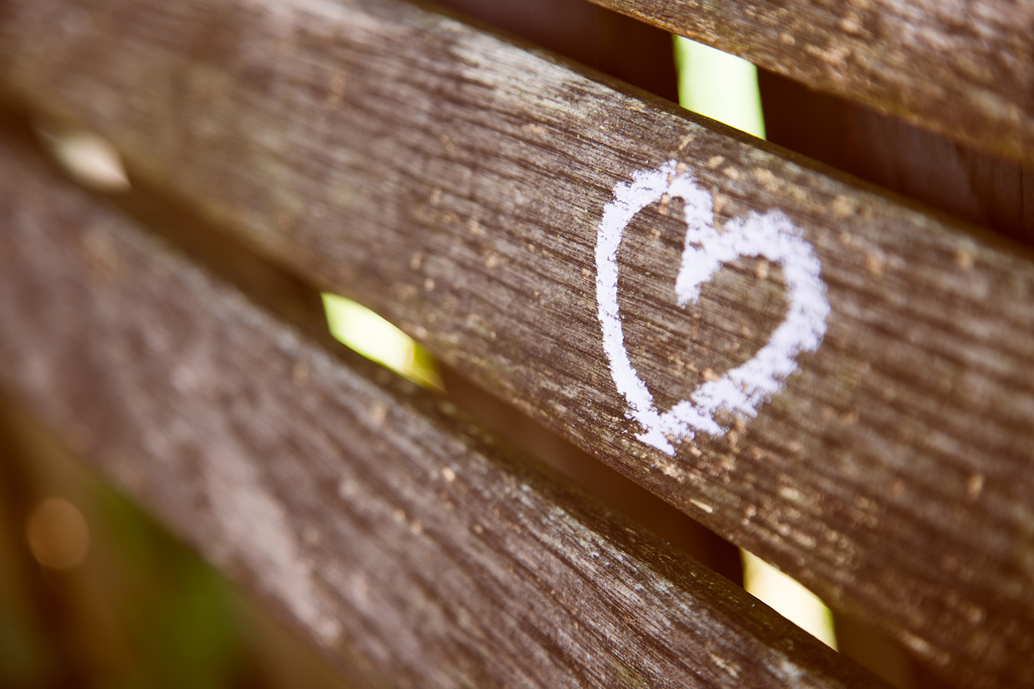 heart on fence