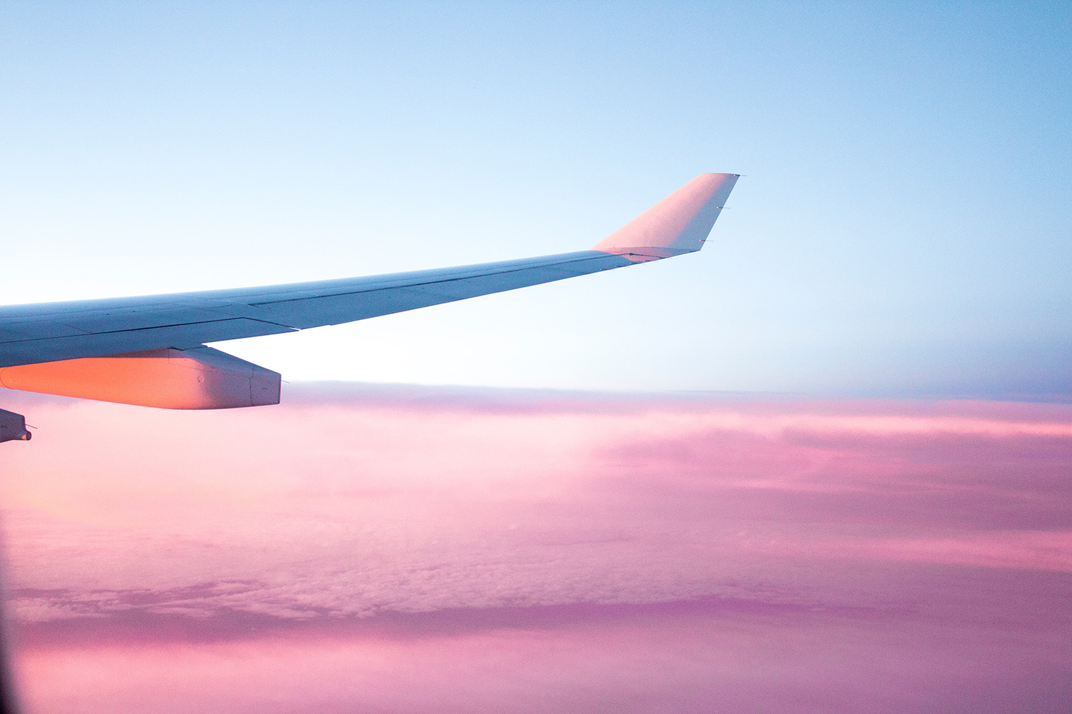 plane in the sky