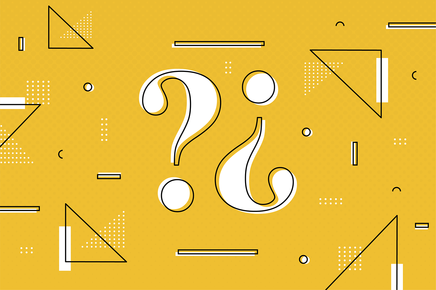 question marks