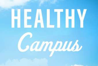 graphic with text: Healthy Campus