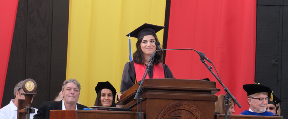 Student Commencement Speaker Emily Yonan