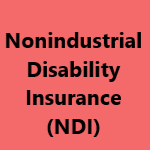 Nonindustrial Disability Insurance (NDI)