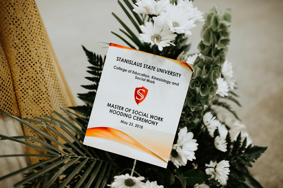 2018 Msw Hooding Ceremony California State University Stanislaus