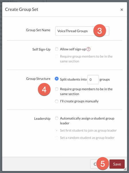 Canvas Group Set