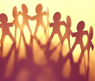 people paper cut-outs 