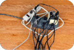 no extension cords