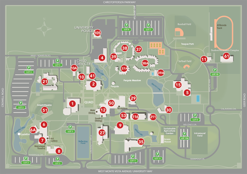 Map of Stan State Campus