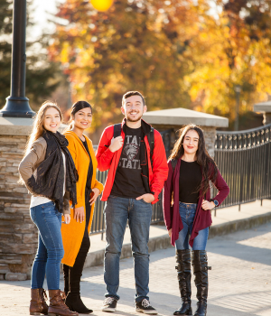 Group photo.Three students. Group photo.Three students.