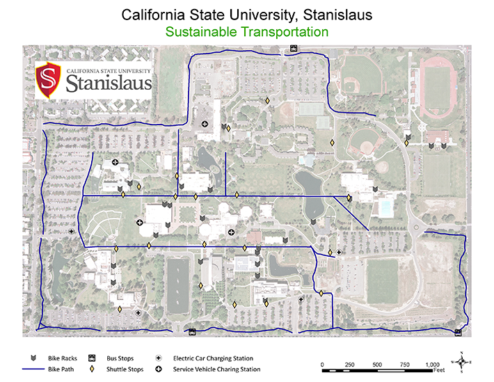 Sustainability Maps California State University Stanislaus