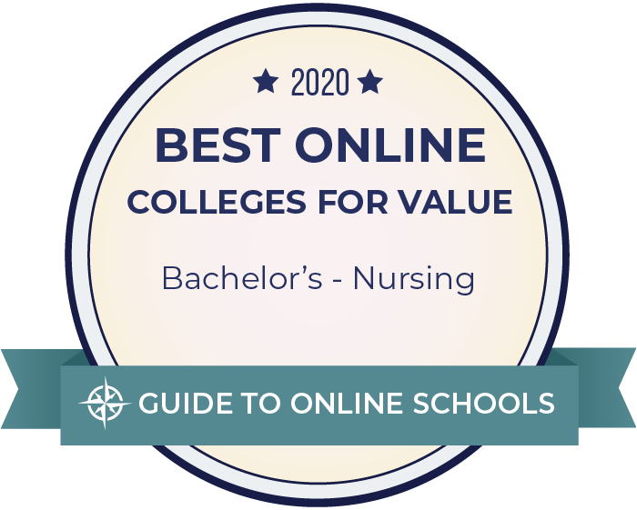2020 Best Online Colleges for Value. Bachelor's Nursing. Guide to Online Schools