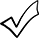 checkmark icon
