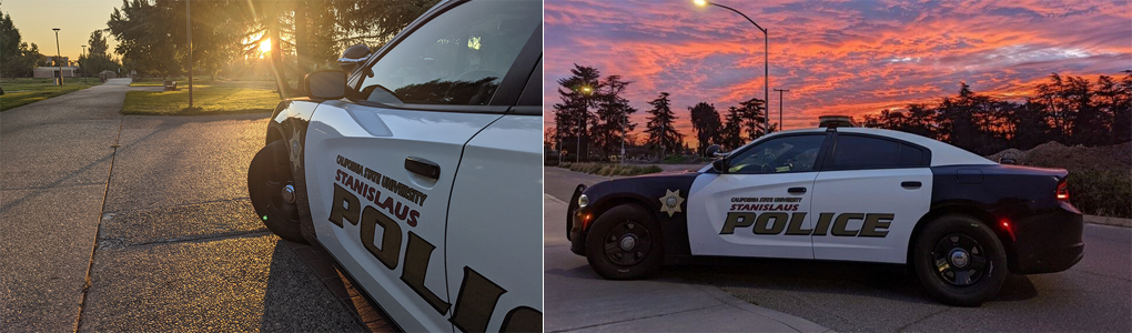 UPD cars in the sunset