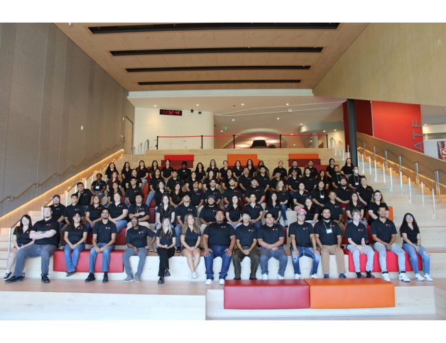 College Corps Cohort 3 Fellows at the Warrior Steps