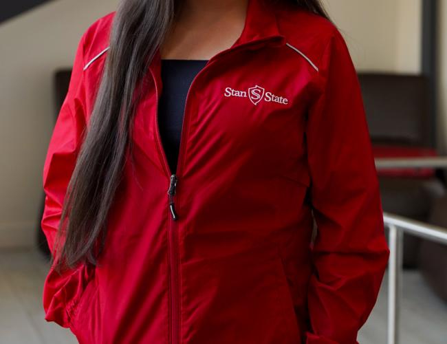 Red Stan State Windbreaker