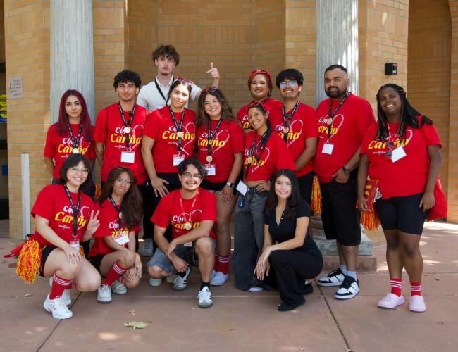 NSO Orientation leaders in a group picture