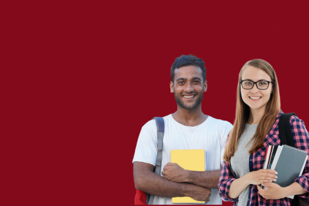Two students. 