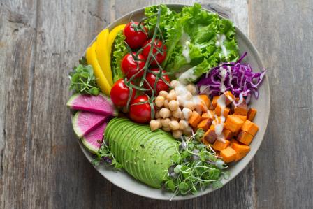 bowl of fresh vegetables