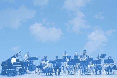 Students performing in concert