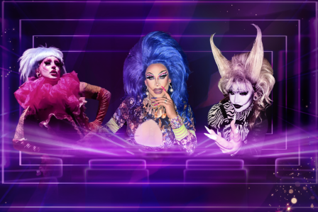Three drag performers.
